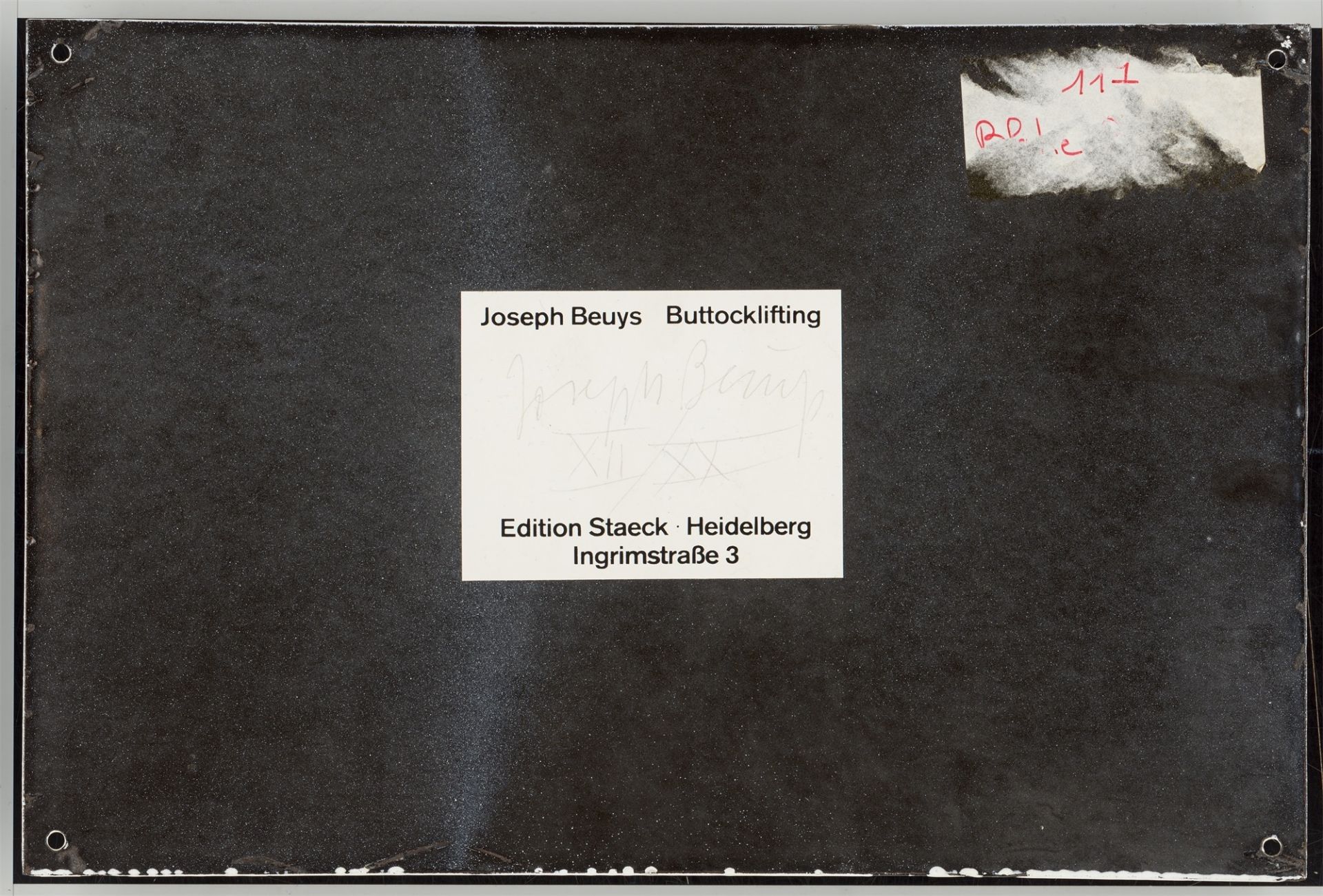 Joseph Beuys. „Buttocklifting“. 1974 - Bild 3 aus 4