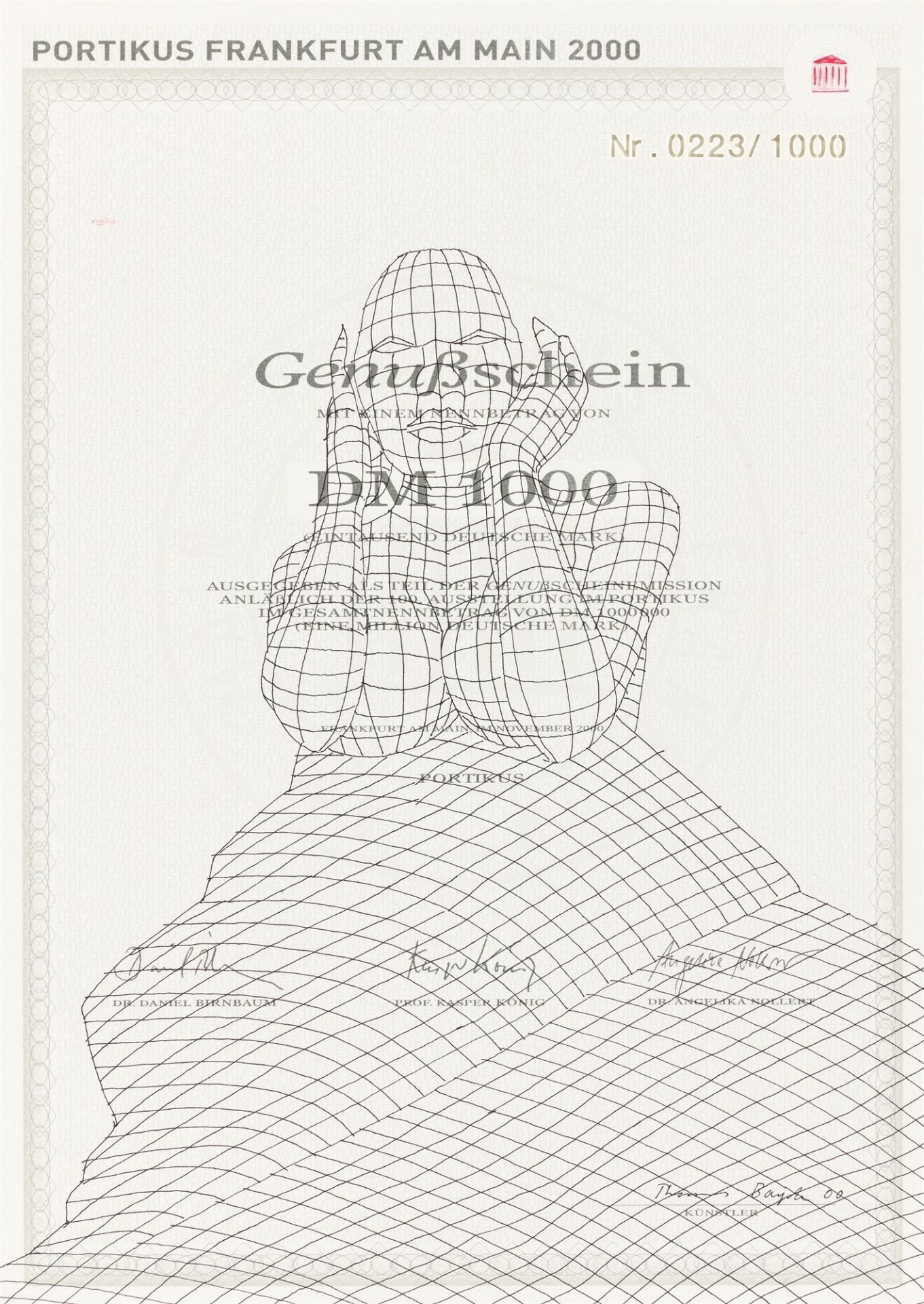 Thomas Bayrle. „Genußschein“. 2000