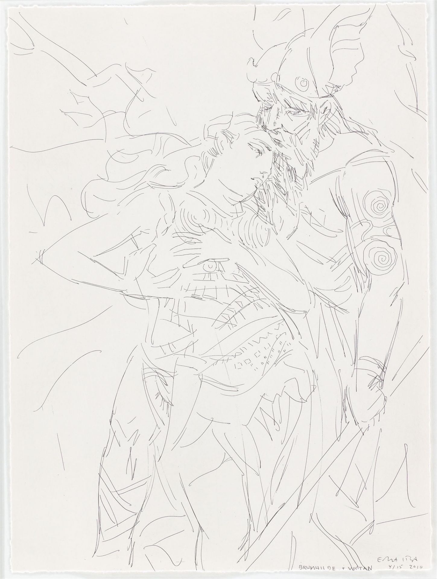 Elizabeth Peyton. „Brunhilde + Wotan“. 2010 - Bild 2 aus 3