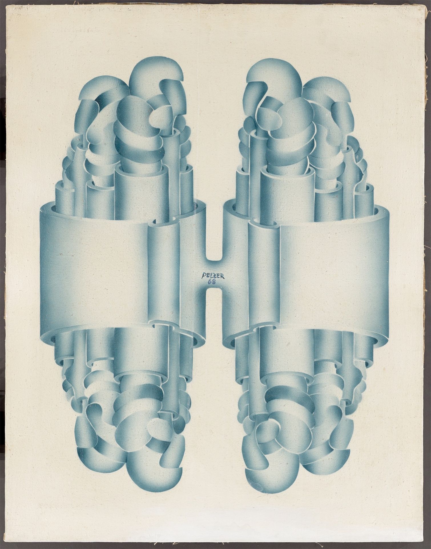 Werner Matthias Pelzer. Behelmte. 1968 - Bild 2 aus 4