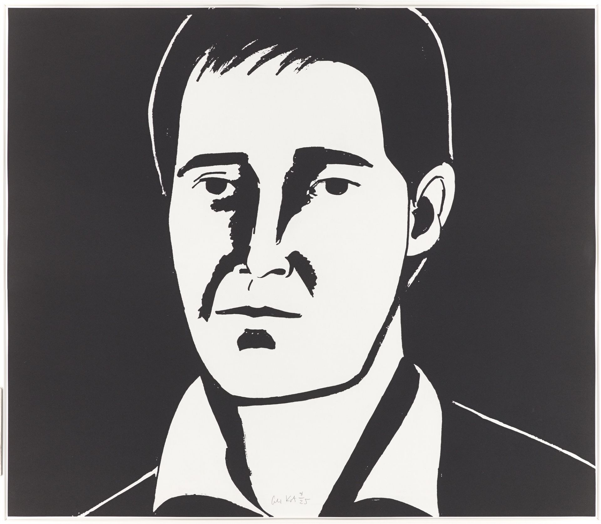 Alex Katz. „Javier“. 2013 - Bild 2 aus 3