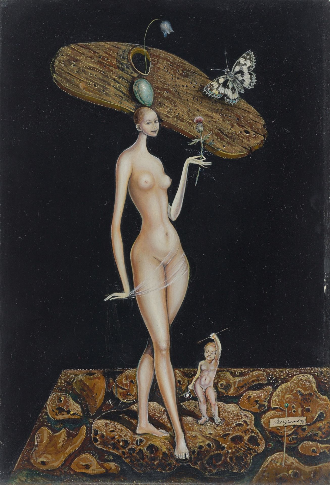 Eduard Klell. Venus mit Distel. 1978