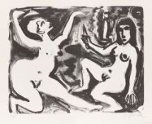 A.R. Penck. Zwei weibliche Akte.