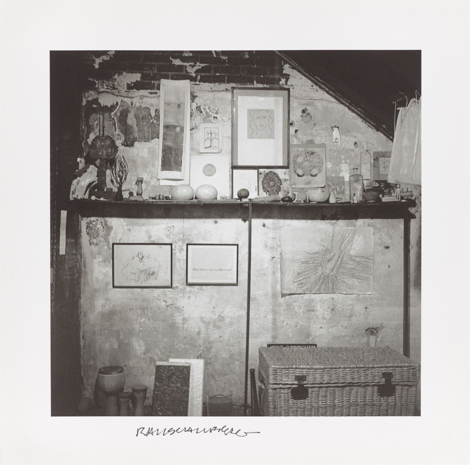 Robert Rauschenberg. Fulton Street Studio N.Y.C.. ca. 1953/1997