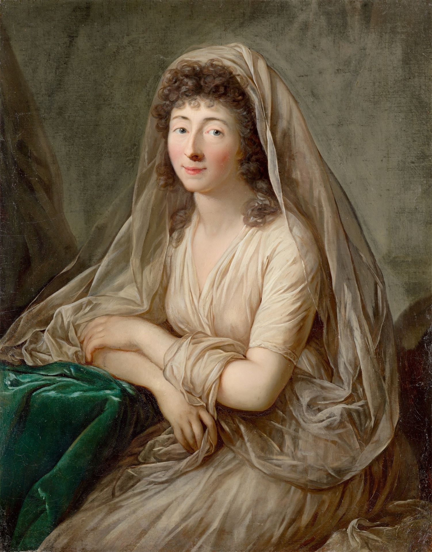 Anton Graff. Porträt der Herzogin Dorothea von Kurland. Um 1785