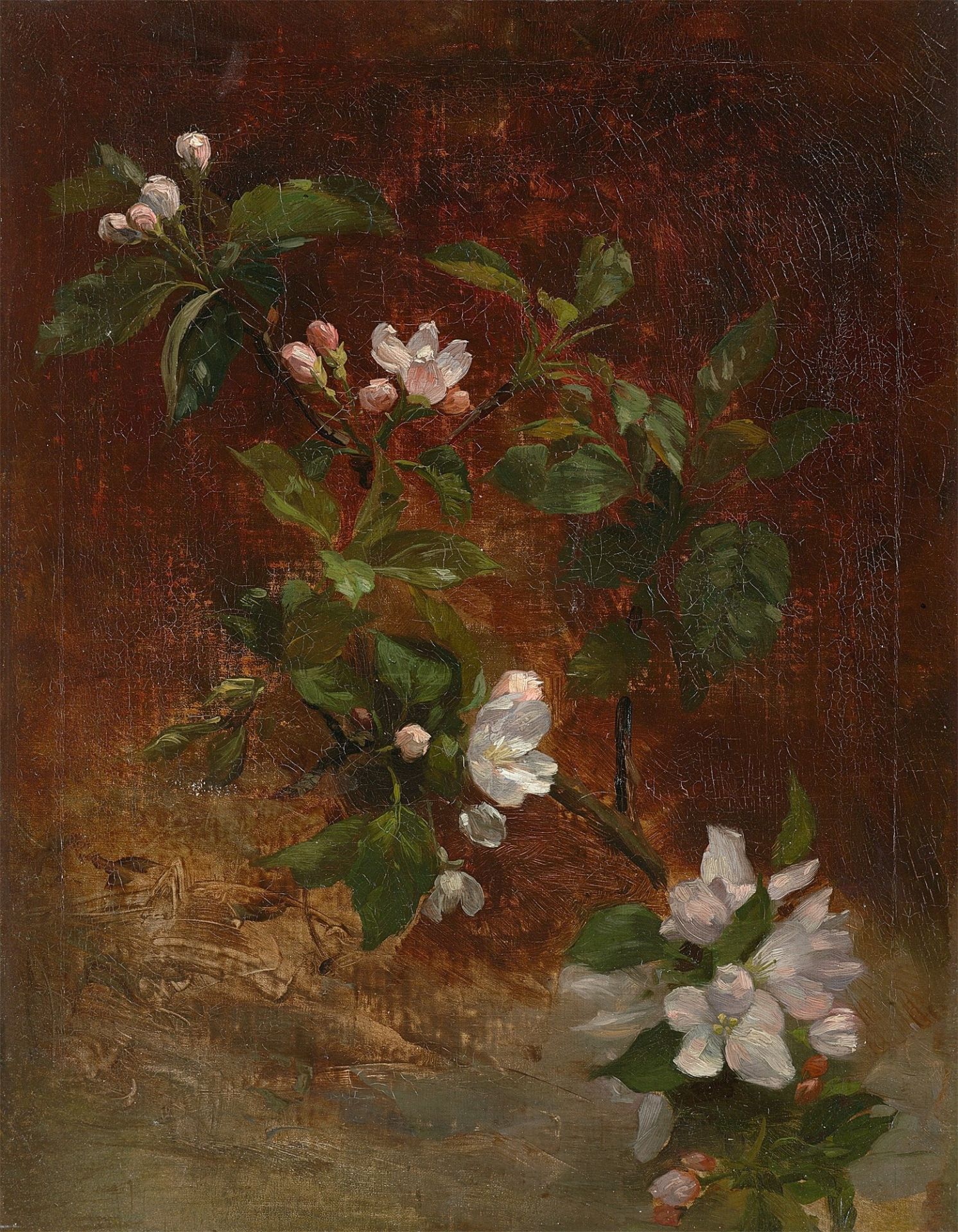 Christian Friedrich Gille. Apfelblüten.