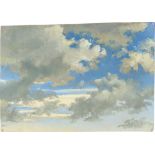 Deutsch, 1846. Wolkenstudie.