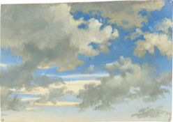 Deutsch, 1846. Wolkenstudie.