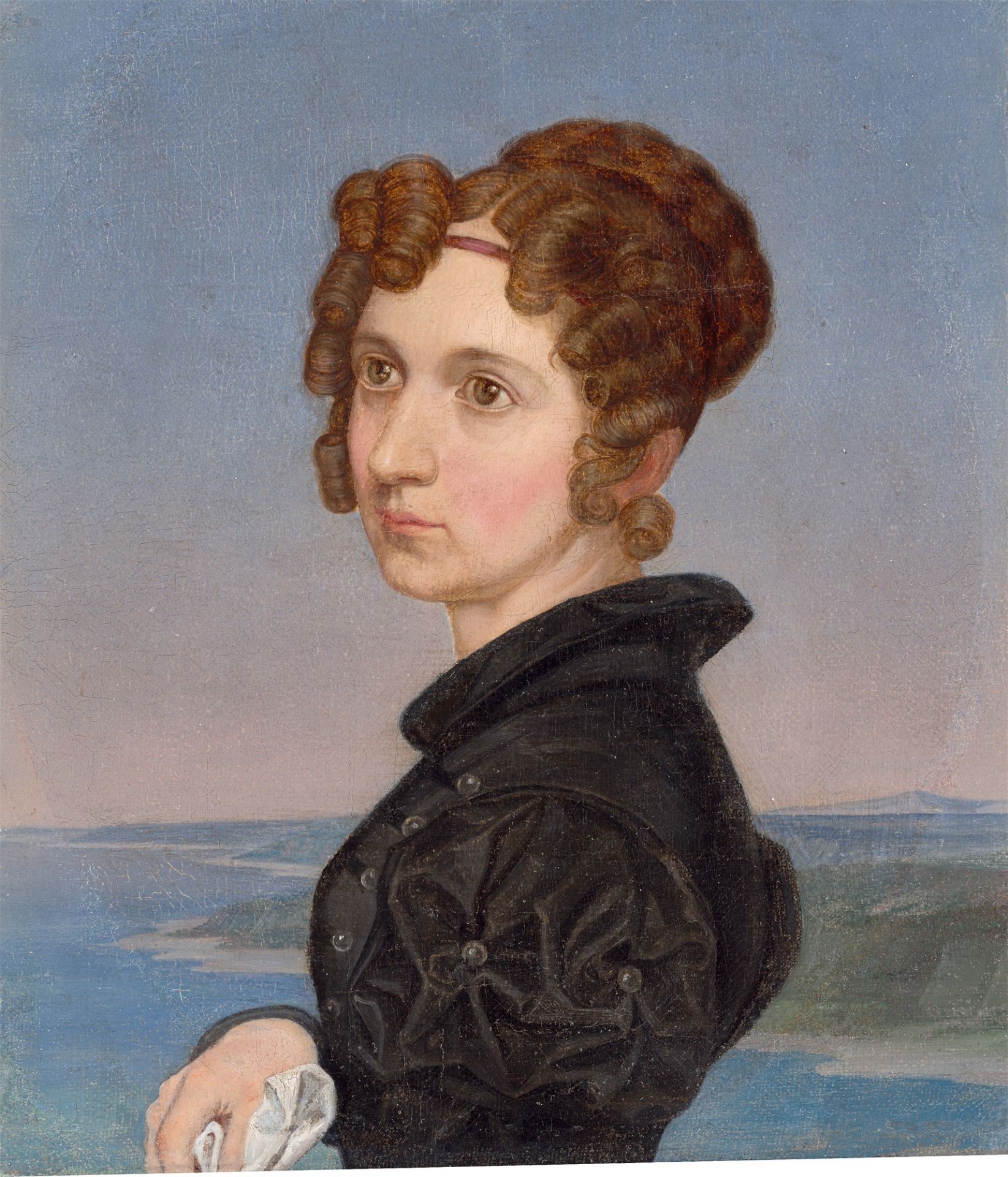 Wilhelm von Kügelgen. Porträt der Schwester Adelheid von Kügelgen. 1827