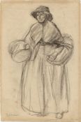 Max Liebermann. Marktfrau. Vor 1891