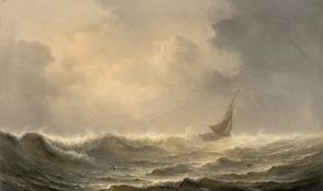 Théodore Gudin. Segelschiff auf stürmischer See.