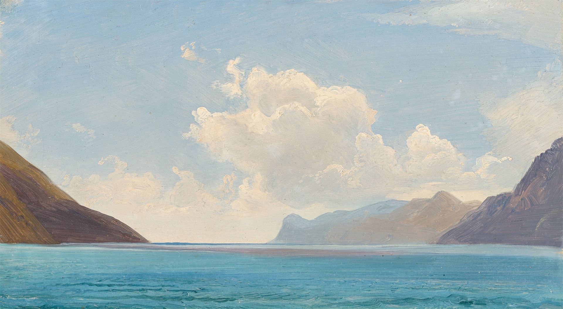 Johann Gottfried Steffan. „Am Gardasee“. 1845