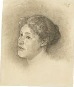 Louis Eysen. „Porträt Anna Auer (geb. Jonesser) aus Untermais“. 1895
