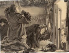 Adolph Menzel. Morgens früh im Nachtschnellzug. 1877