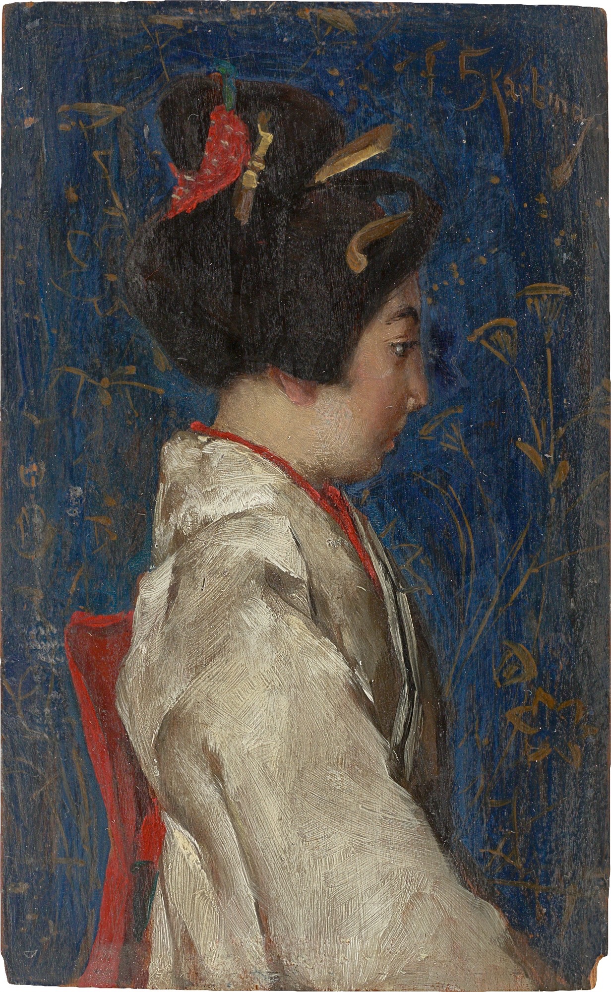 Franz Skarbina. Geisha.