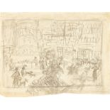 Pierre Bonnard. Straßenszene, Place de Clichy (Paris). Um 1905