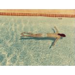 David Hockney. John St. Clair Swimming, April. 1972