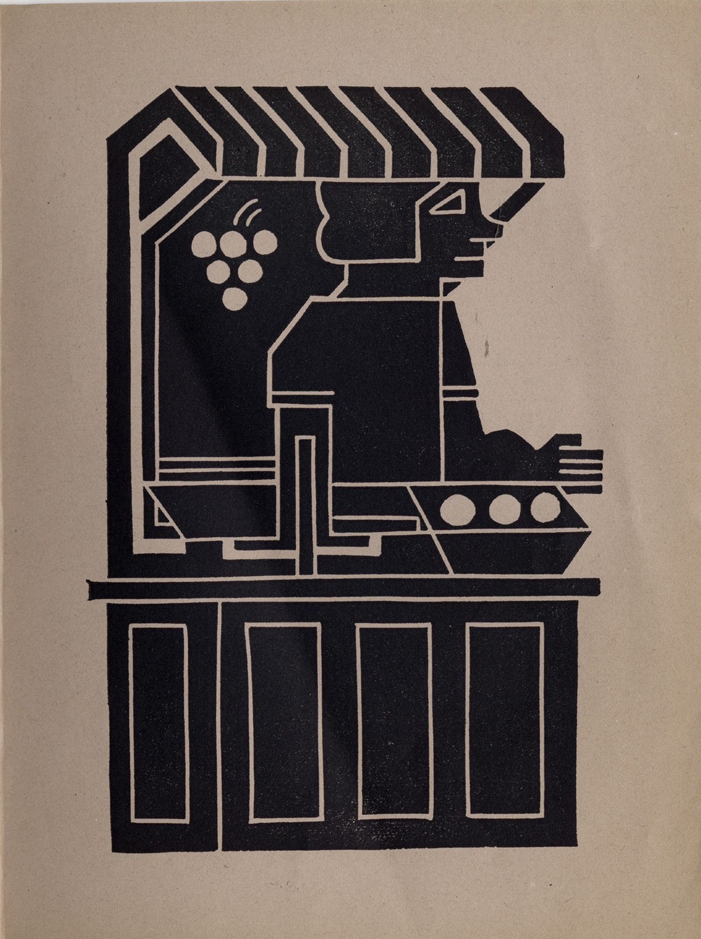 Gottfried Brockmann. „Bilderbogen der Zeit I: Arbeiter“. 1927 - Image 10 of 17