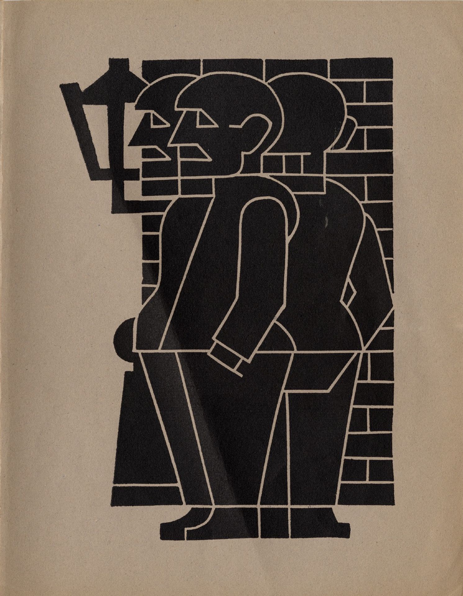 Gottfried Brockmann. „Bilderbogen der Zeit I: Arbeiter“. 1927 - Image 3 of 17