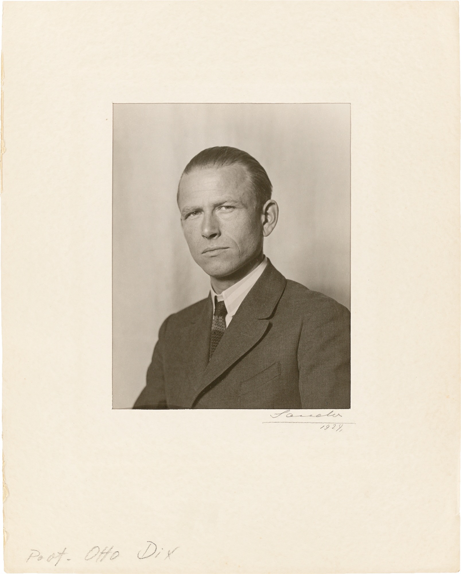 August Sander. Maler [Otto Dix]. 1924