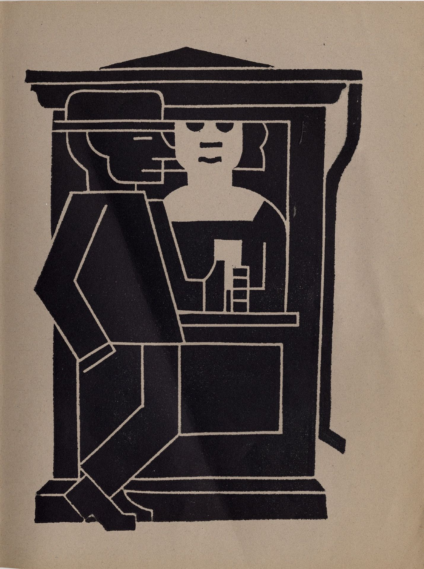 Gottfried Brockmann. „Bilderbogen der Zeit I: Arbeiter“. 1927 - Image 7 of 17