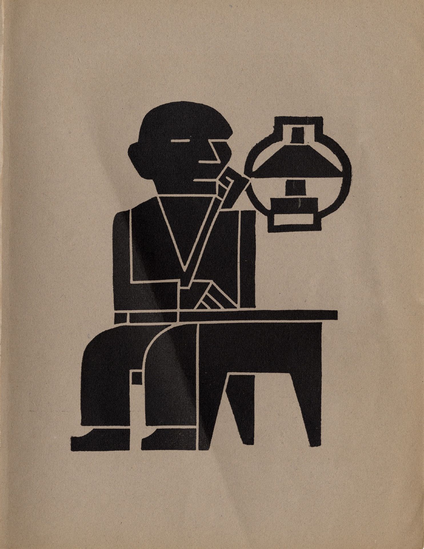 Gottfried Brockmann. „Bilderbogen der Zeit I: Arbeiter“. 1927 - Image 4 of 17