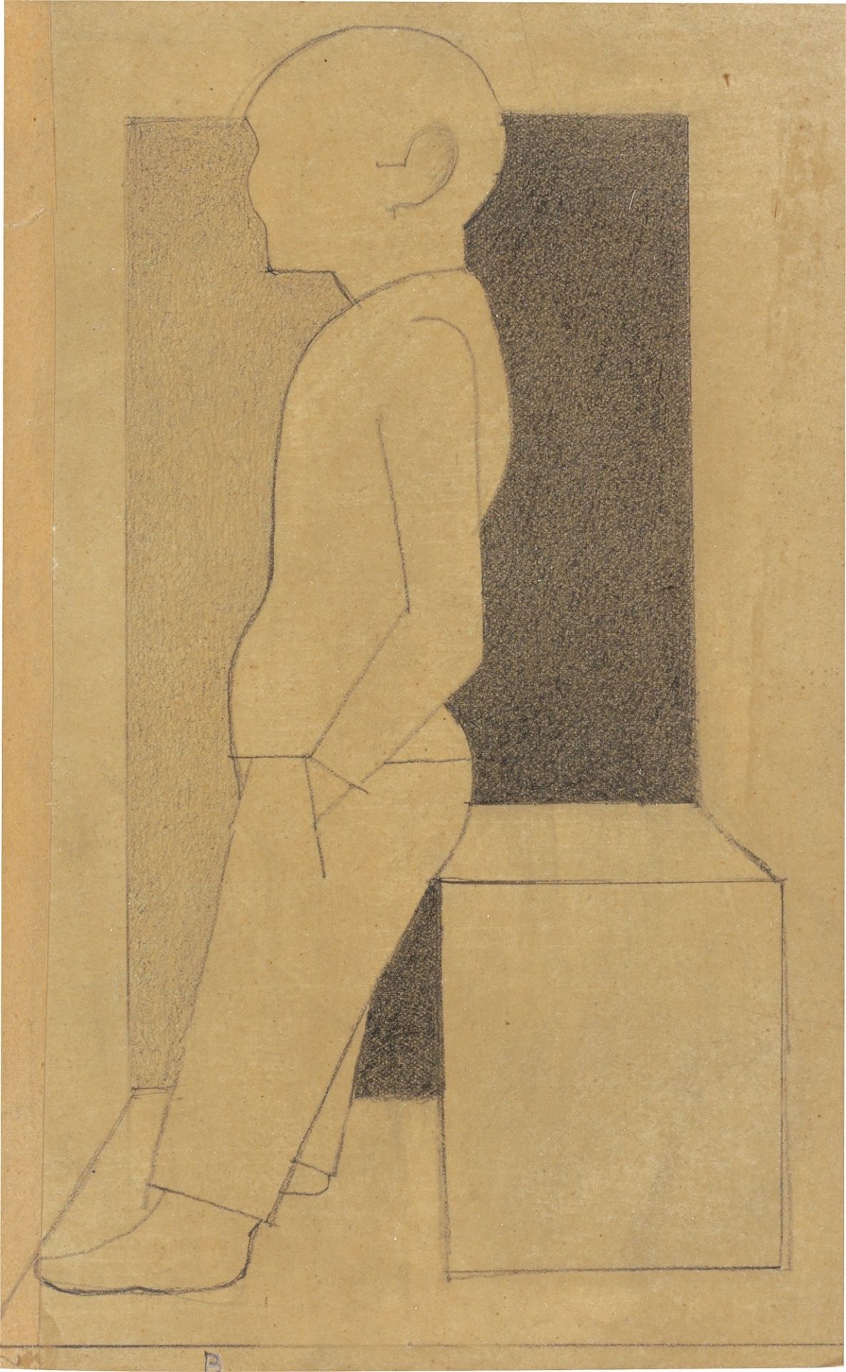 Gottfried Brockmann. „Figurale Studie“. 1924