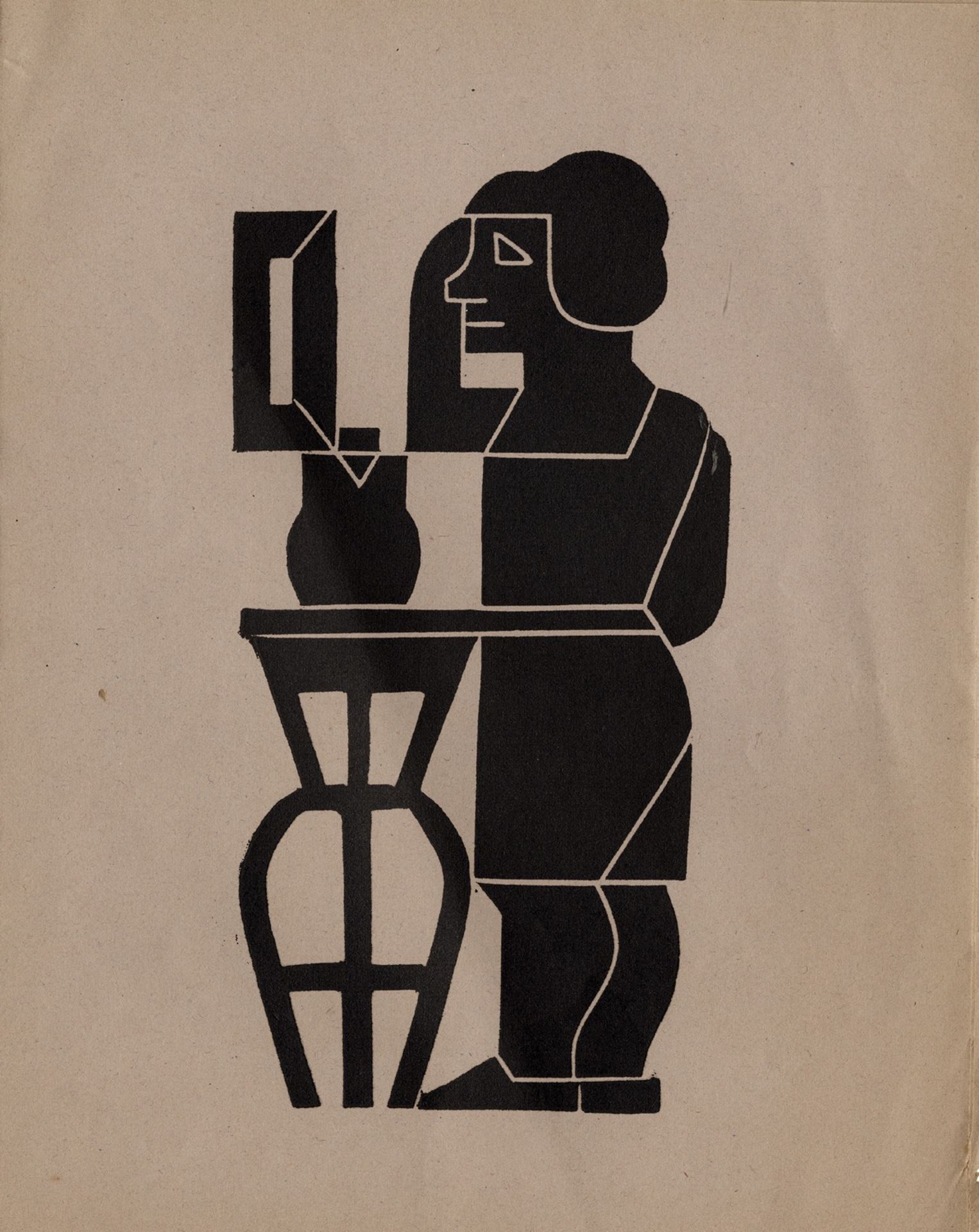 Gottfried Brockmann. „Bilderbogen der Zeit I: Arbeiter“. 1927 - Image 14 of 17