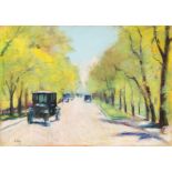 Lesser Ury. „Hofjägerallee im Tiergarten, Berlin“. 1920er-Jahre