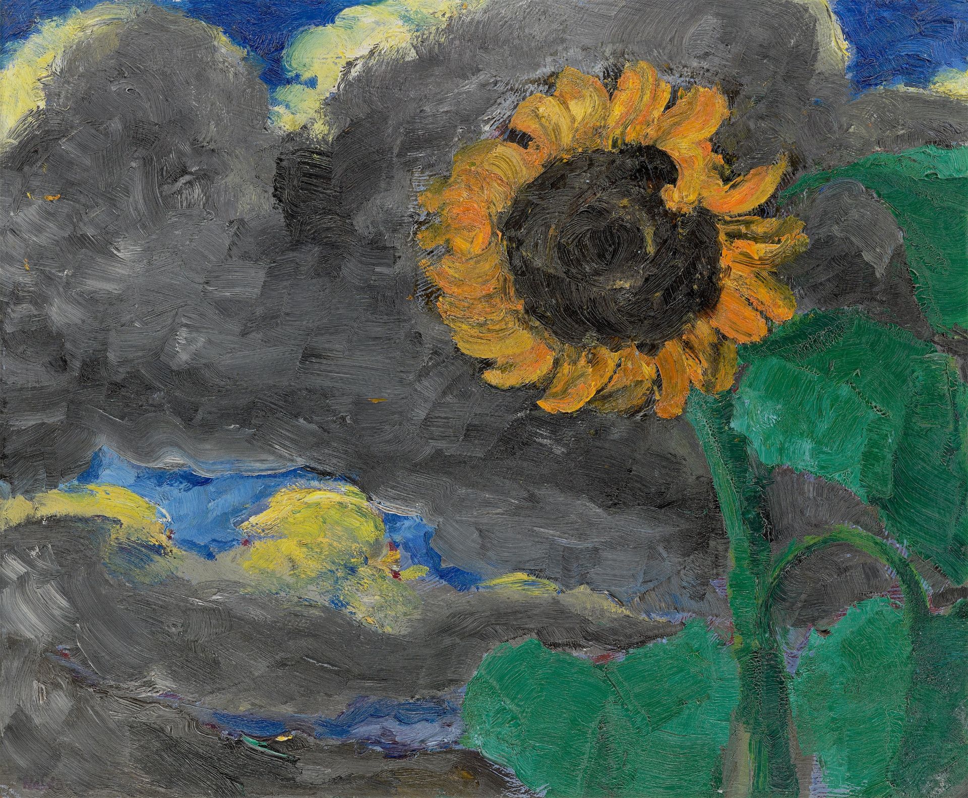 Emil Nolde. „Sonnenblume“. 1928