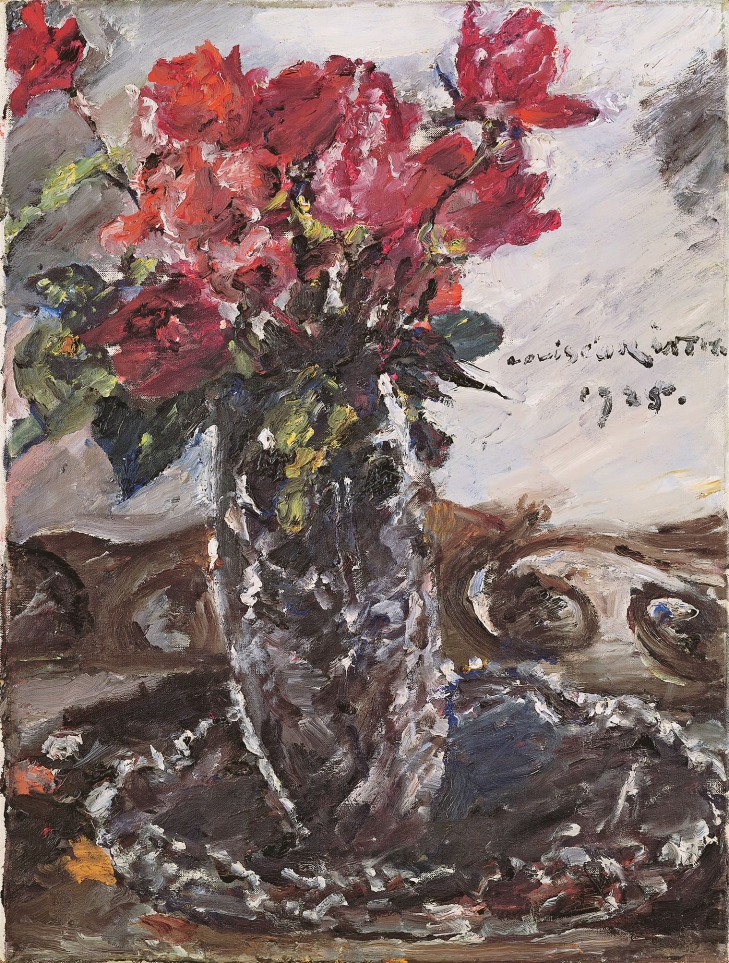 Lovis Corinth. „Rote Rosen“. 1925