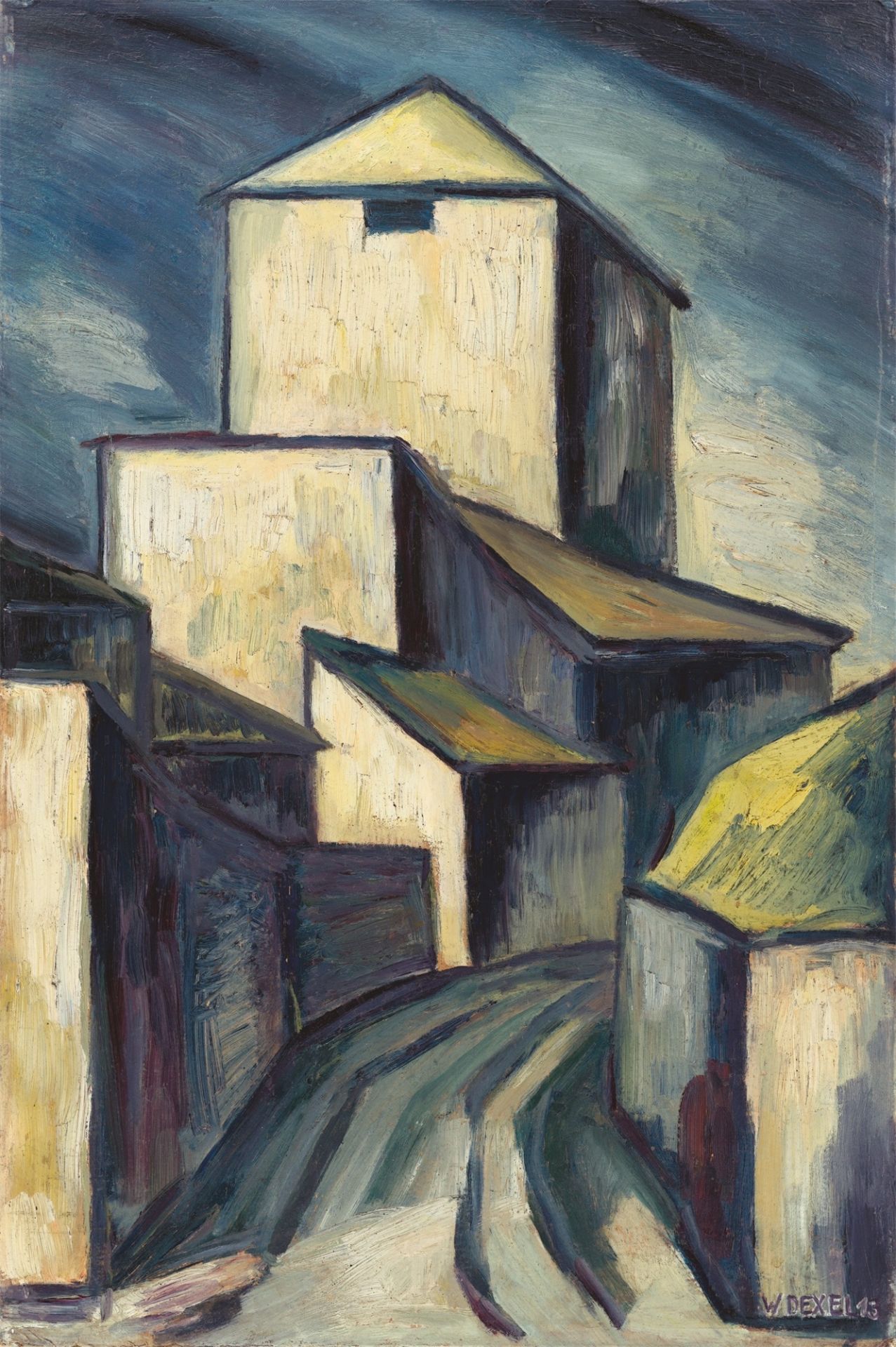 Walter Dexel. „Straße bei Florenz“ („Zur Porta Romana II“). 1913