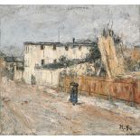 Christian Rohlfs. „Hausknechtstraße in Weimar“. Um 1889