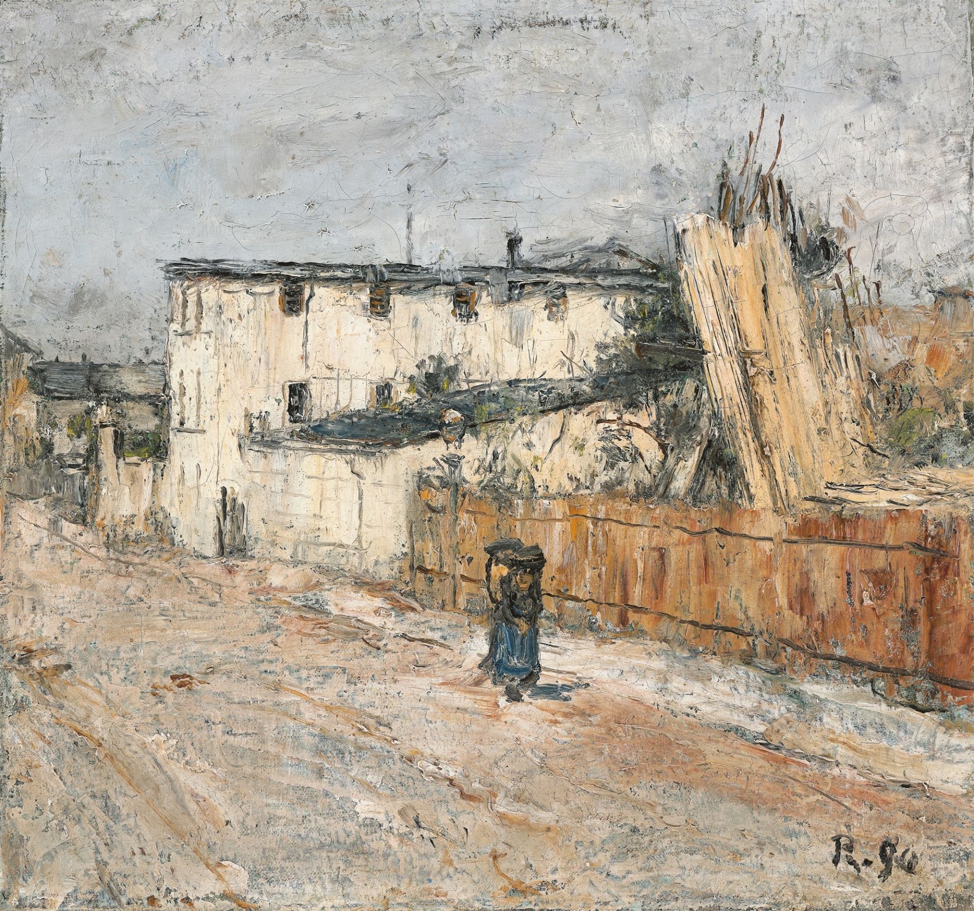 Christian Rohlfs. „Hausknechtstraße in Weimar“. Um 1889