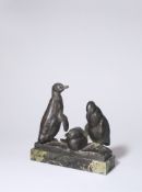 August Gaul. „Drei Pinguine“. Um 1903/11