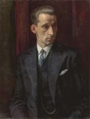 Albert Henrich. Porträt eines Mannes (Willi Henrich?). 1929