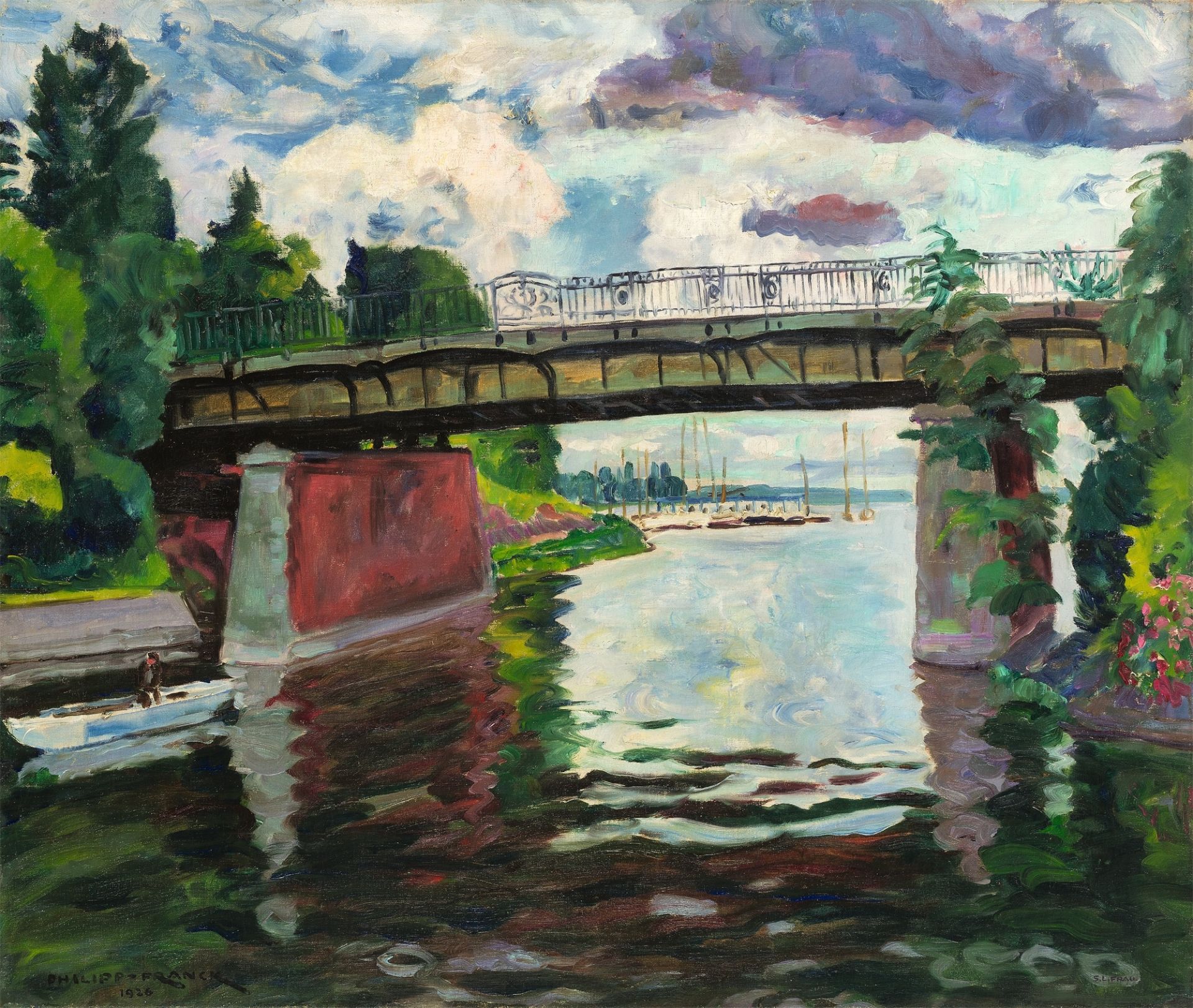 Philipp Franck. „Die Wannseebrücke“. 1926