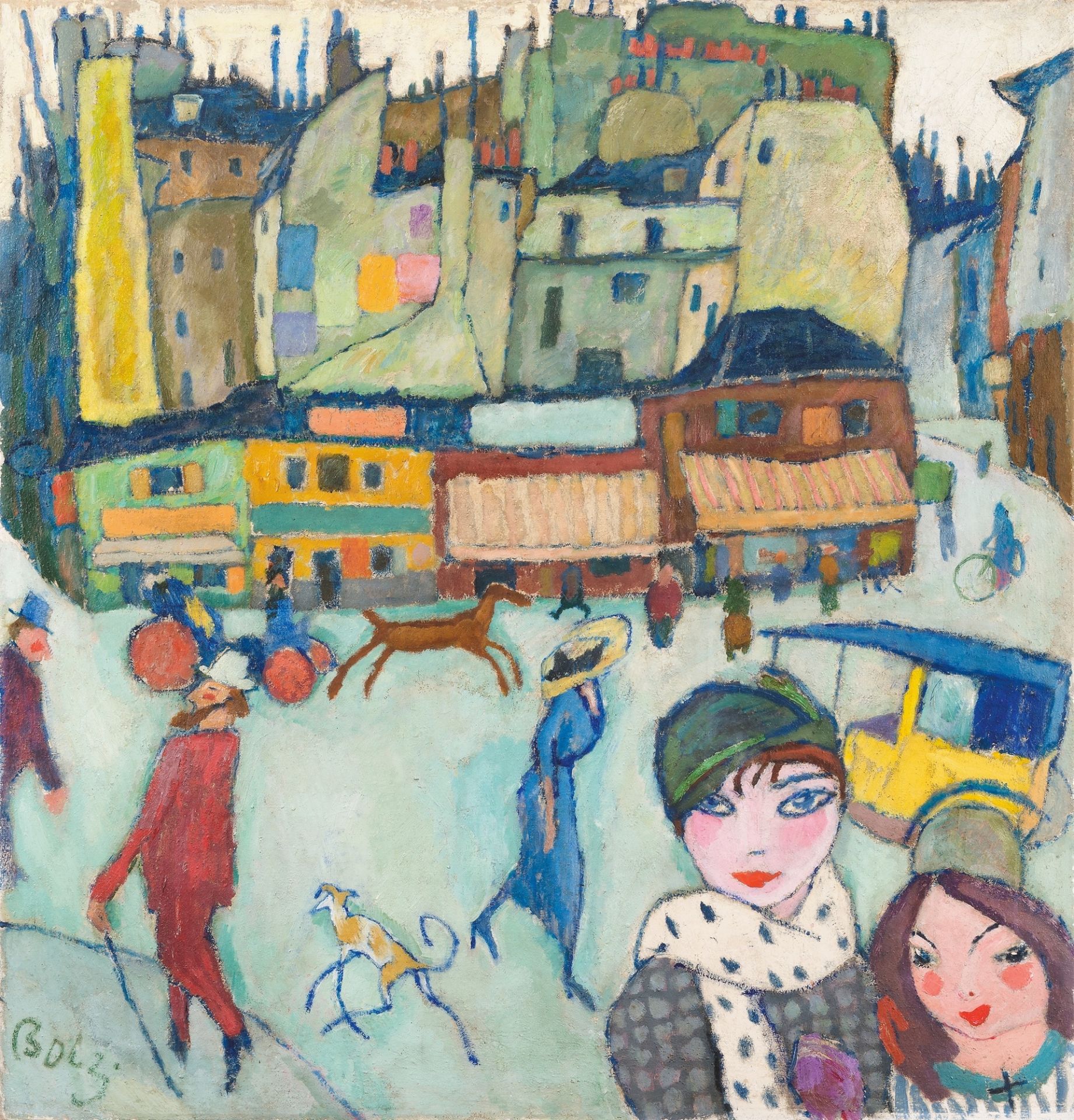 Hanns Bolz. Montmartre. Um 1910/12