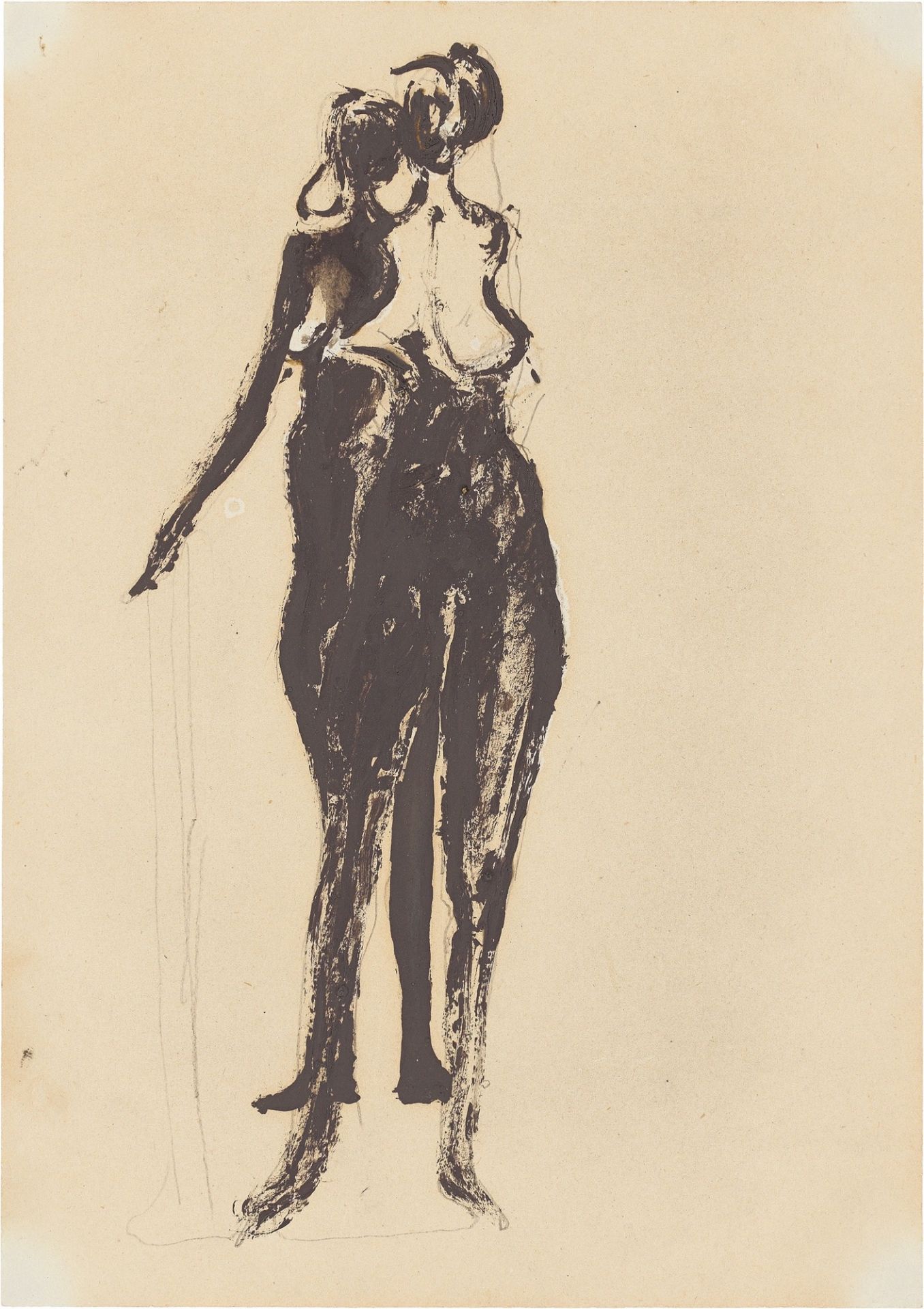 Joseph Beuys. Zwei Frauen. 1958