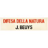Joseph Beuys. „Difesa della Natura“. 1982
