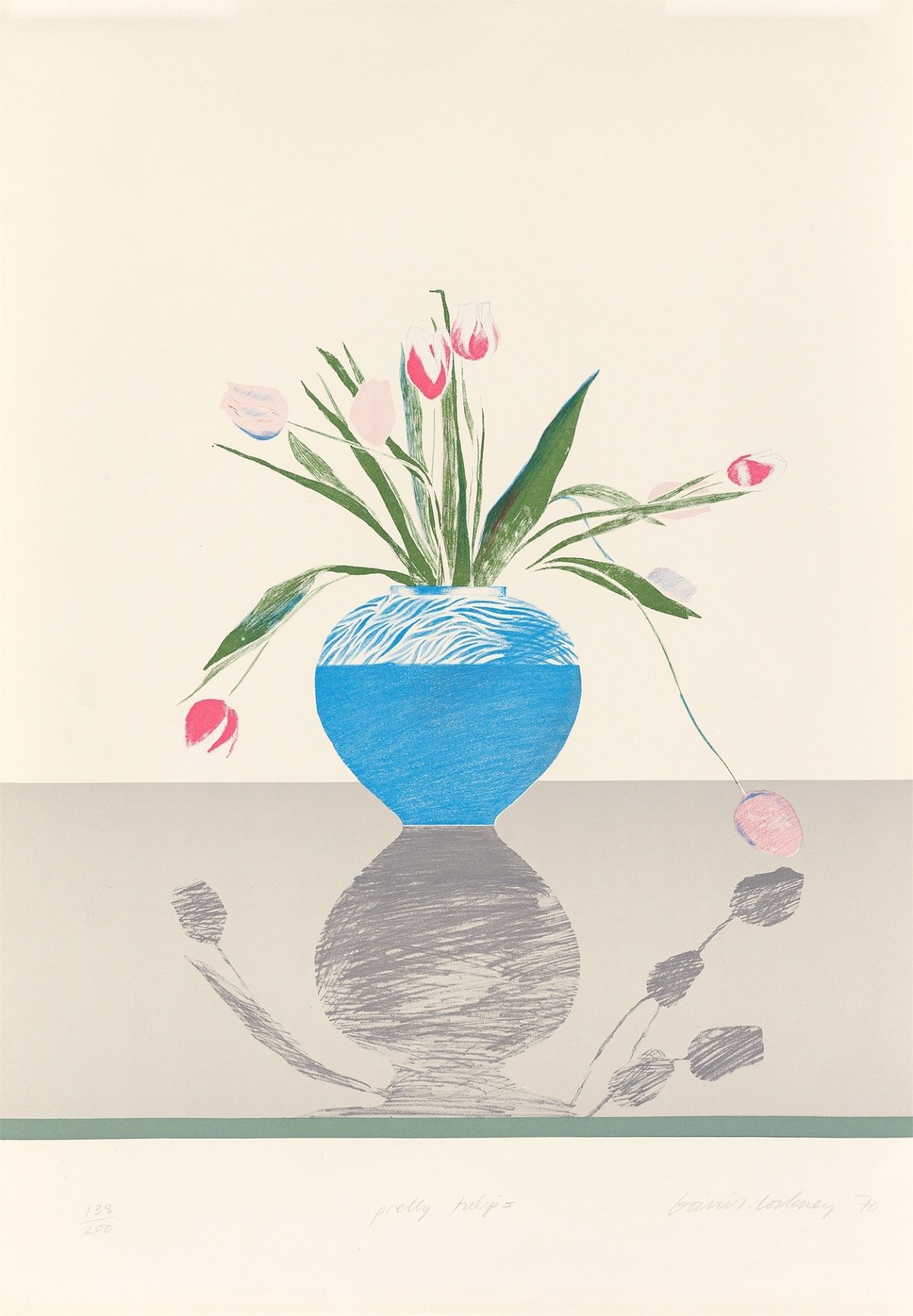 David Hockney. „pretty tulips“. 1970