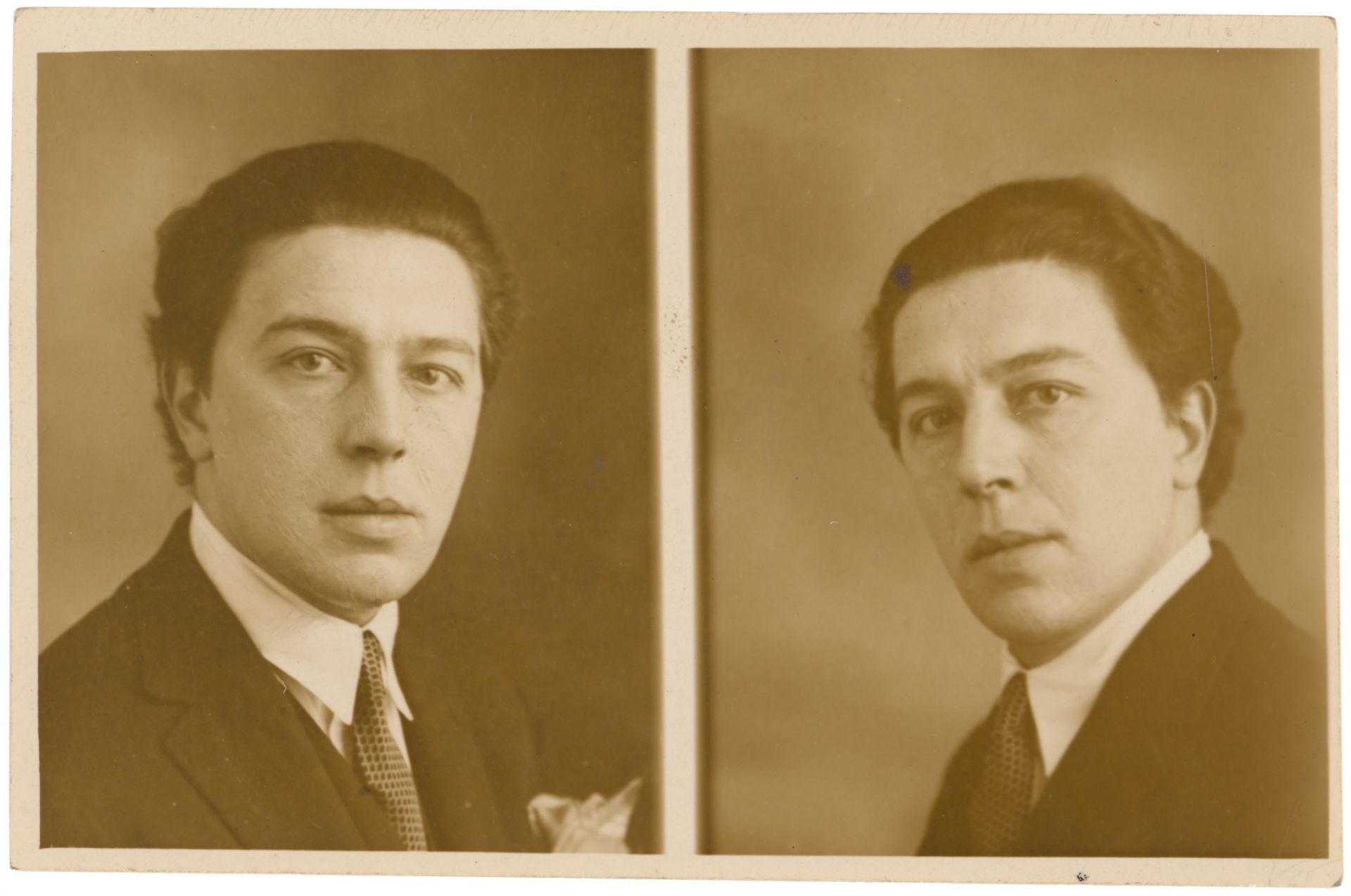 Ateliers Jerome Paris. André Breton. Doppelporträt. 1927