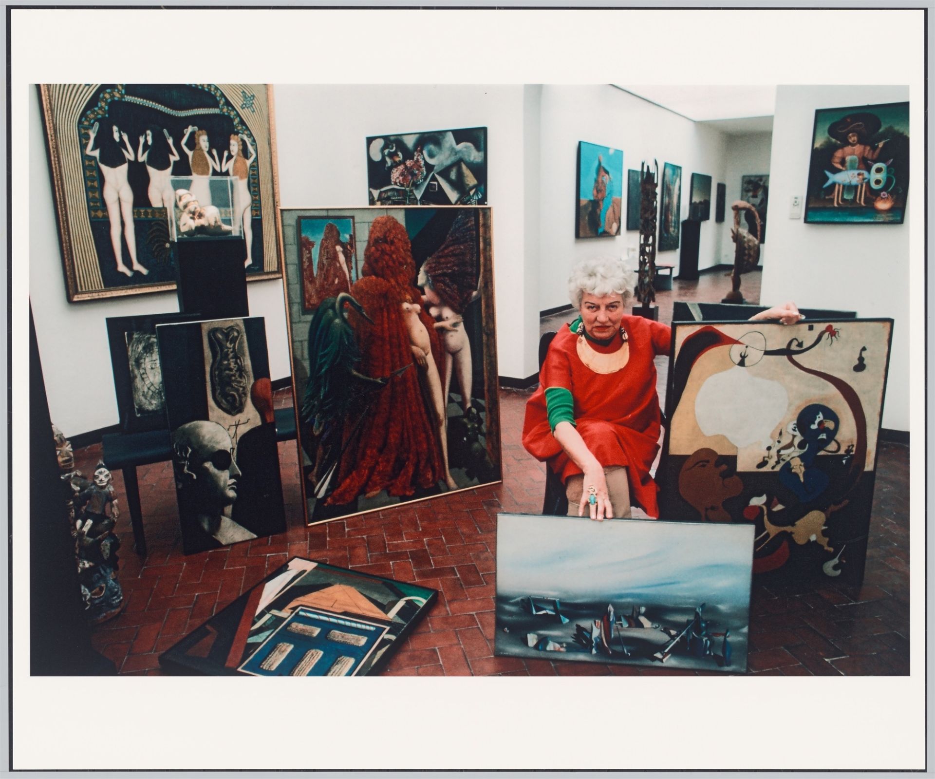 Stefan Moses. „peggy guggenheim, collection venice, palazzo vernier dei leoni“. 1969 - Bild 2 aus 5