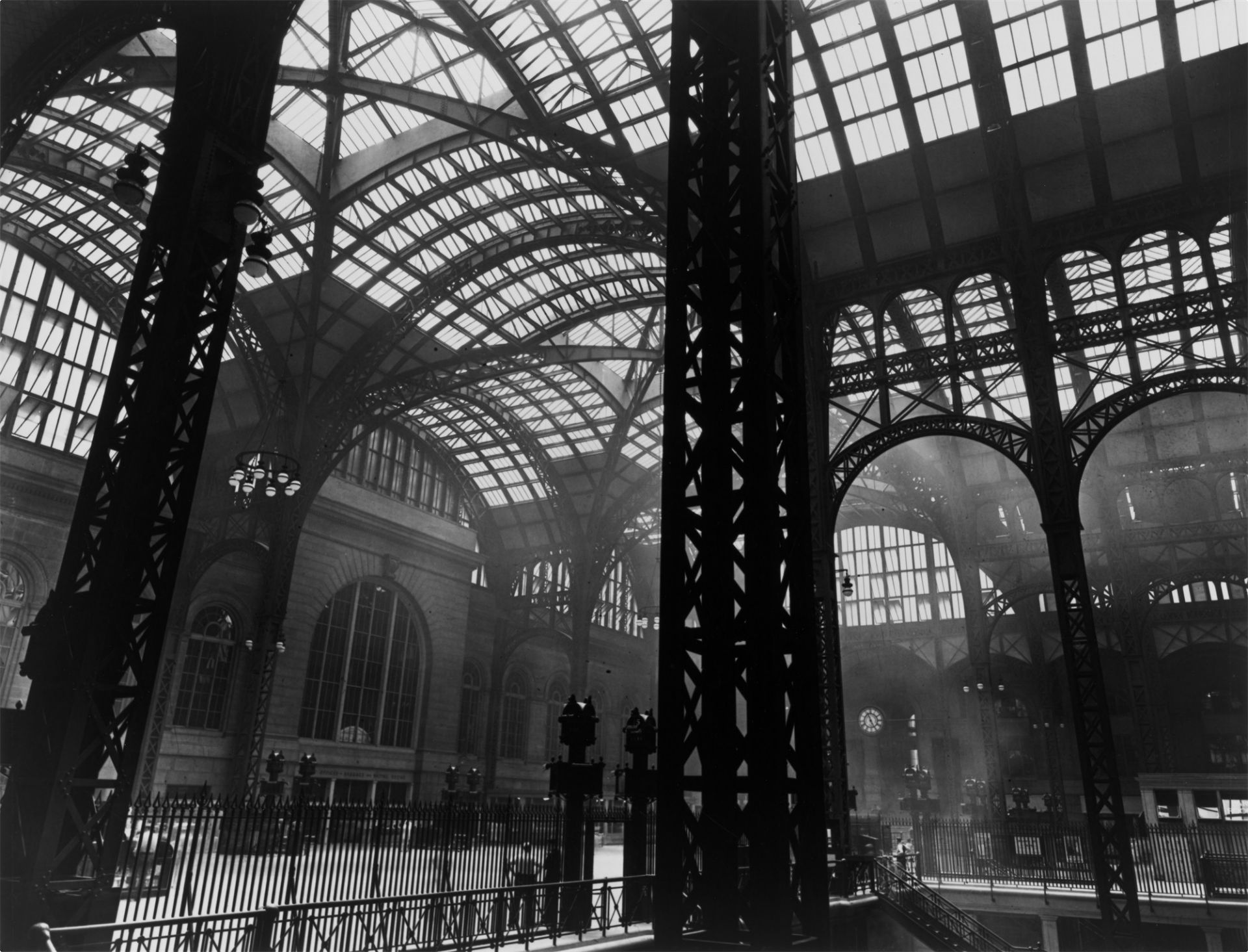 Berenice Abbott. Pennsylvania Station Interior, Manhattan, New York City, July 14. 1936