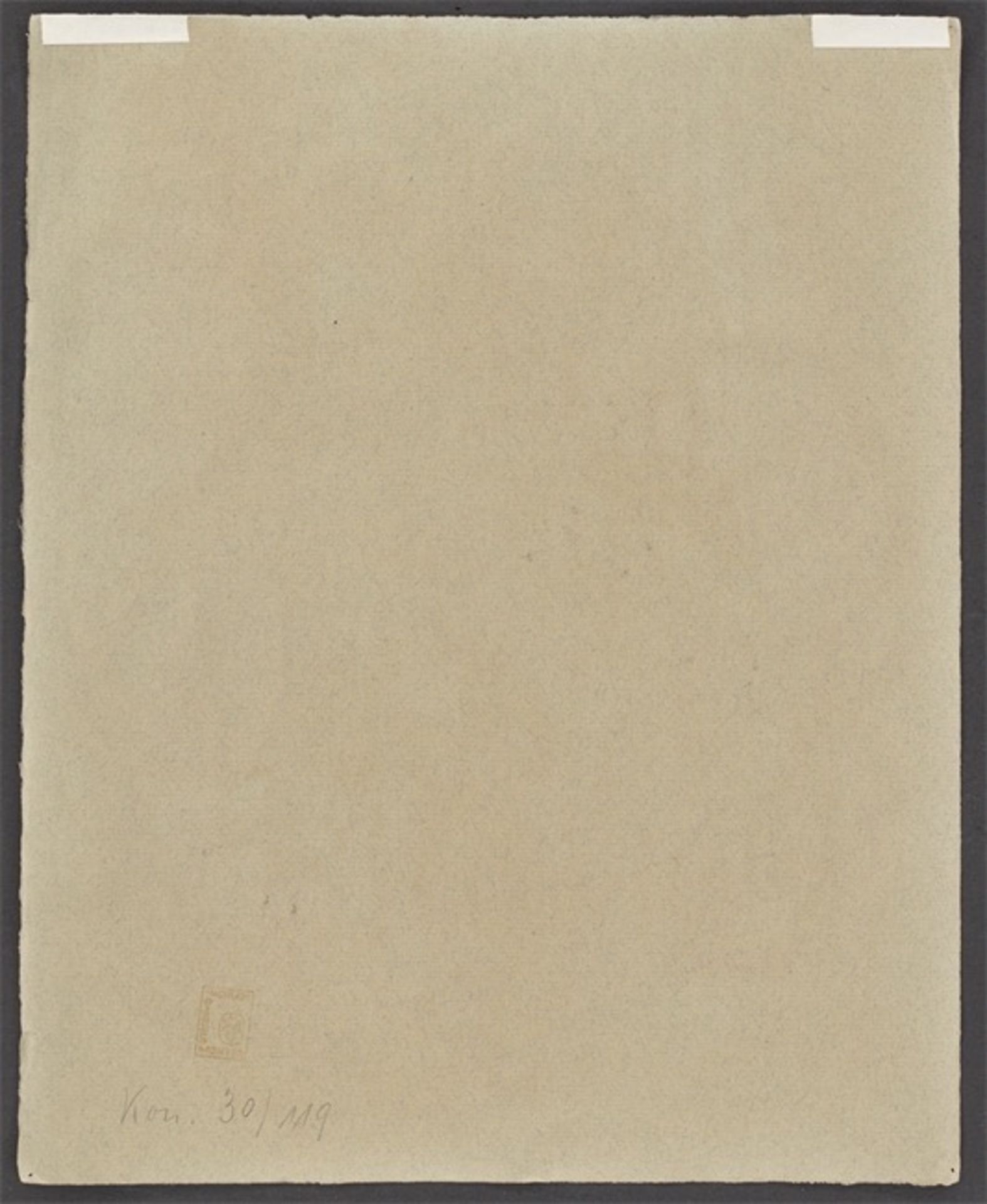 Gabriele Münter. Begonien und Porzellanhund. 1916 - Image 2 of 3