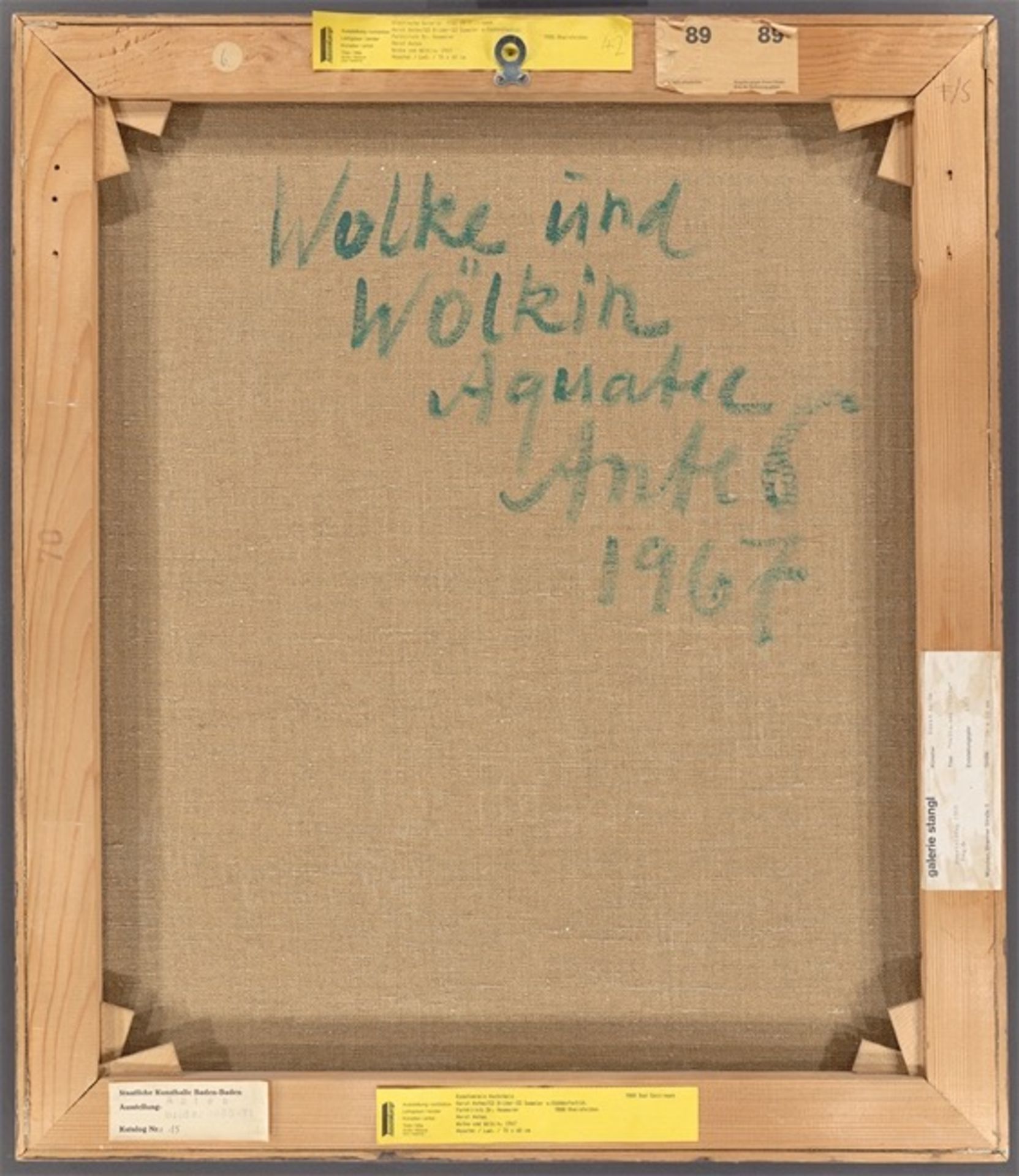 Horst Antes. ”Wolke und Wölkin”. 1967 - Image 2 of 3