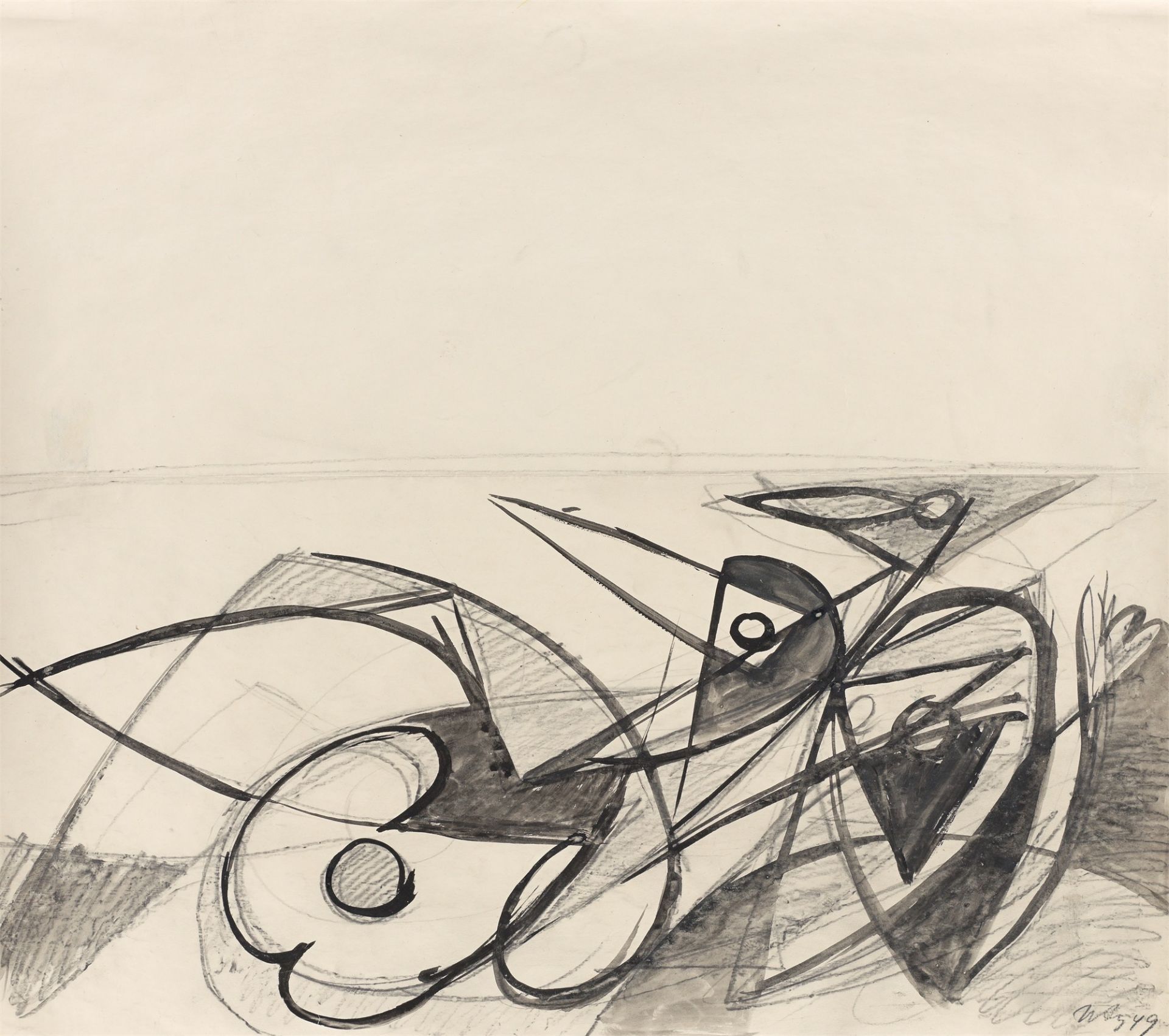 Ernst Wilhelm Nay. Untitled. 1949