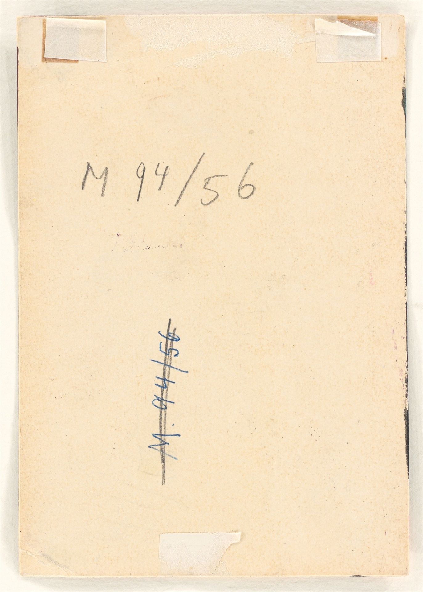 Theodor Werner. ”Miniatur Nr. 94/56”. 1956 - Image 3 of 3