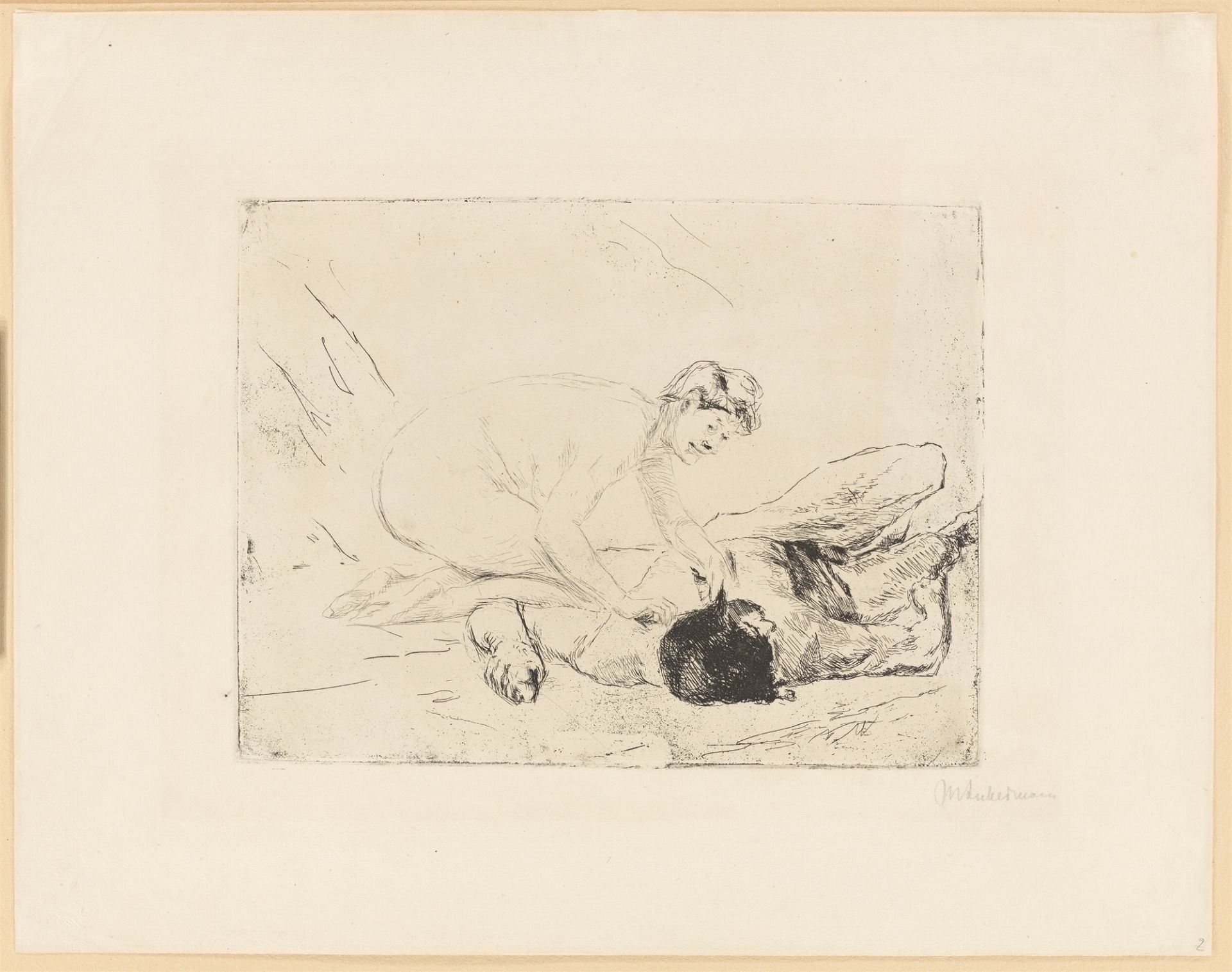Max Liebermann. „Simson und Delila“. 1906/09 - Bild 2 aus 3