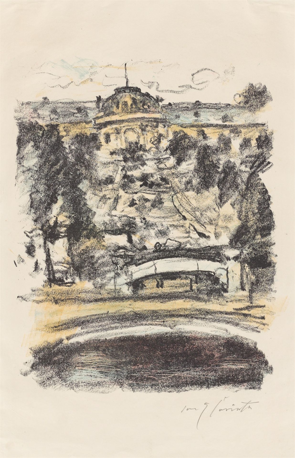 Lovis Corinth. „Sanssouci“. 1922